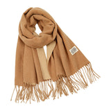 Maxbell Pashmina Shawl Wrap Fashionable Long Winter Scarf for Bedroom Office Wedding Caramel