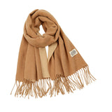 Maxbell Pashmina Shawl Wrap Fashionable Long Winter Scarf for Bedroom Office Wedding Caramel