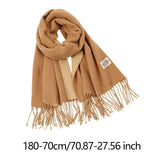 Maxbell Pashmina Shawl Wrap Fashionable Long Winter Scarf for Bedroom Office Wedding Caramel