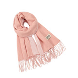 Maxbell Pashmina Shawl Wrap Fashionable Long Winter Scarf for Bedroom Office Wedding Pink