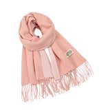 Maxbell Pashmina Shawl Wrap Fashionable Long Winter Scarf for Bedroom Office Wedding Pink