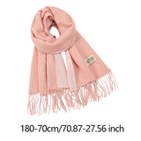 Maxbell Pashmina Shawl Wrap Fashionable Long Winter Scarf for Bedroom Office Wedding Pink