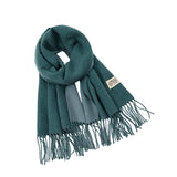 Maxbell Pashmina Shawl Wrap Fashionable Long Winter Scarf for Bedroom Office Wedding Cyan