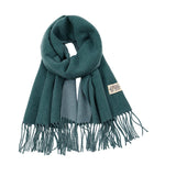 Maxbell Pashmina Shawl Wrap Fashionable Long Winter Scarf for Bedroom Office Wedding Cyan