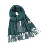 Maxbell Pashmina Shawl Wrap Fashionable Long Winter Scarf for Bedroom Office Wedding Cyan