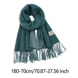 Maxbell Pashmina Shawl Wrap Fashionable Long Winter Scarf for Bedroom Office Wedding Cyan