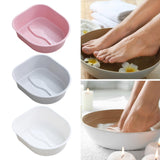 Maxbell Foot Bath Tub Versatile Foot Bath Soak Tub for Dry Cracked Feet Men Pedicure Pink