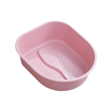 Maxbell Foot Bath Tub Versatile Foot Bath Soak Tub for Dry Cracked Feet Men Pedicure Pink