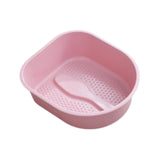 Maxbell Foot Bath Tub Versatile Foot Bath Soak Tub for Dry Cracked Feet Men Pedicure Pink