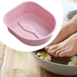 Maxbell Foot Bath Tub Versatile Foot Bath Soak Tub for Dry Cracked Feet Men Pedicure Pink