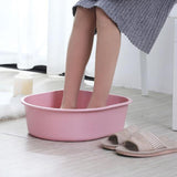 Maxbell Foot Bath Tub Versatile Foot Bath Soak Tub for Dry Cracked Feet Men Pedicure Pink