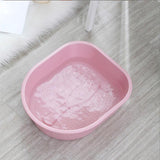 Maxbell Foot Bath Tub Versatile Foot Bath Soak Tub for Dry Cracked Feet Men Pedicure Pink