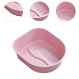 Maxbell Foot Bath Tub Versatile Foot Bath Soak Tub for Dry Cracked Feet Men Pedicure Pink