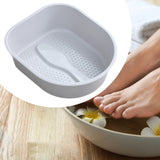 Maxbell Foot Bath Tub Versatile Foot Bath Soak Tub for Dry Cracked Feet Men Pedicure Gray