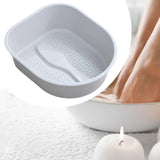 Maxbell Foot Bath Tub Versatile Foot Bath Soak Tub for Dry Cracked Feet Men Pedicure Gray