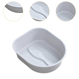 Maxbell Foot Bath Tub Versatile Foot Bath Soak Tub for Dry Cracked Feet Men Pedicure Gray