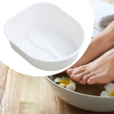 Maxbell Foot Bath Tub Versatile Foot Bath Soak Tub for Dry Cracked Feet Men Pedicure White