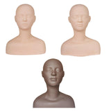 Maxbell Training Mannequin Soft Doll Practice Training Mannequin Head for SPA Beauty style A