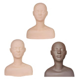 Maxbell Training Mannequin Soft Doll Practice Training Mannequin Head for SPA Beauty style A