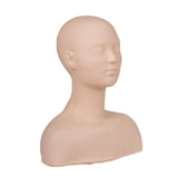 Maxbell Training Mannequin Soft Doll Practice Training Mannequin Head for SPA Beauty style A