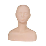 Maxbell Training Mannequin Soft Doll Practice Training Mannequin Head for SPA Beauty style A