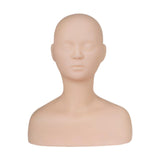 Maxbell Training Mannequin Soft Doll Practice Training Mannequin Head for SPA Beauty style A