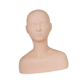 Maxbell Training Mannequin Soft Doll Practice Training Mannequin Head for SPA Beauty style A