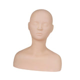 Maxbell Training Mannequin Soft Doll Practice Training Mannequin Head for SPA Beauty style A