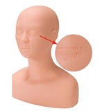 Maxbell Training Mannequin Soft Doll Practice Training Mannequin Head for SPA Beauty style A