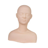 Maxbell Training Mannequin Soft Doll Practice Training Mannequin Head for SPA Beauty style B