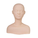 Maxbell Training Mannequin Soft Doll Practice Training Mannequin Head for SPA Beauty style B