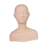 Maxbell Training Mannequin Soft Doll Practice Training Mannequin Head for SPA Beauty style B