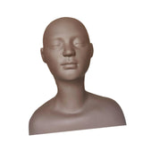 Maxbell Training Mannequin Soft Doll Practice Training Mannequin Head for SPA Beauty style C