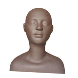 Maxbell Training Mannequin Soft Doll Practice Training Mannequin Head for SPA Beauty style C