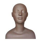 Maxbell Training Mannequin Soft Doll Practice Training Mannequin Head for SPA Beauty style C