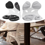 Maxbell Posture Corrector Non Slip Posture Correcting for Home Floor Seat Desk Chair black