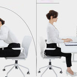 Maxbell Posture Corrector Non Slip Posture Correcting for Home Floor Seat Desk Chair black