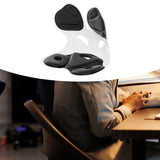 Maxbell Posture Corrector Non Slip Posture Correcting for Home Floor Seat Desk Chair black