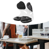 Maxbell Posture Corrector Non Slip Posture Correcting for Home Floor Seat Desk Chair black