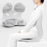 Maxbell Posture Corrector Non Slip Posture Correcting for Home Floor Seat Desk Chair gray