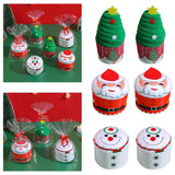 Maxbell Christmas Dish Towel Cartoon Decorative Holiday Themed Christmas Face Towel style A