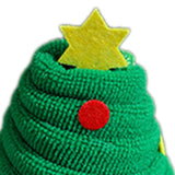 Maxbell Christmas Dish Towel Cartoon Decorative Holiday Themed Christmas Face Towel style D