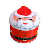 Maxbell Christmas Dish Towel Cartoon Decorative Holiday Themed Christmas Face Towel style E