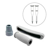 Maxbell Replacement Crutch Pad Foot Pad Accessories Kit for Elderly Outdoor Patients