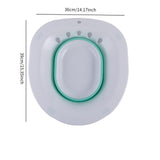 Maxbell Sitz Bath Multipurpose High Temperature Resistance Sitz Bath for Toilet Seat Green