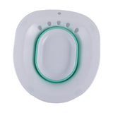 Maxbell Sitz Bath Multipurpose High Temperature Resistance Sitz Bath for Toilet Seat Green