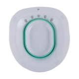 Maxbell Sitz Bath Multipurpose High Temperature Resistance Sitz Bath for Toilet Seat Green