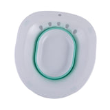 Maxbell Sitz Bath Multipurpose High Temperature Resistance Sitz Bath for Toilet Seat Green