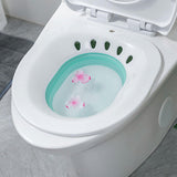 Maxbell Sitz Bath Multipurpose High Temperature Resistance Sitz Bath for Toilet Seat Green