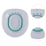 Maxbell Sitz Bath Multipurpose High Temperature Resistance Sitz Bath for Toilet Seat Green